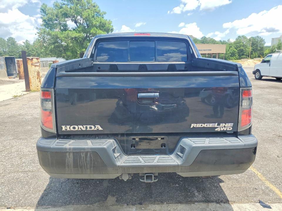 2014 Honda Ridgeline VIN 5FPYK1F72EB014652 COPART salvage auction — FRONT END, Sc - Cert Of Title-Salvage, sold $1,750 on 2026-07-31 (photo 6)