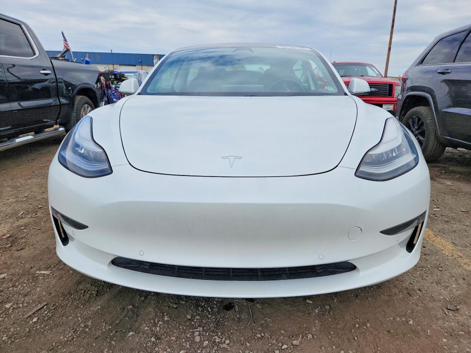 2020 Tesla Model 3 VIN 5YJ3E1EAXLF736987 COPART salvage auction — REAR END, Mi - Certificate Of Title, sold $9,300 on 2026-07-28 (photo 5)