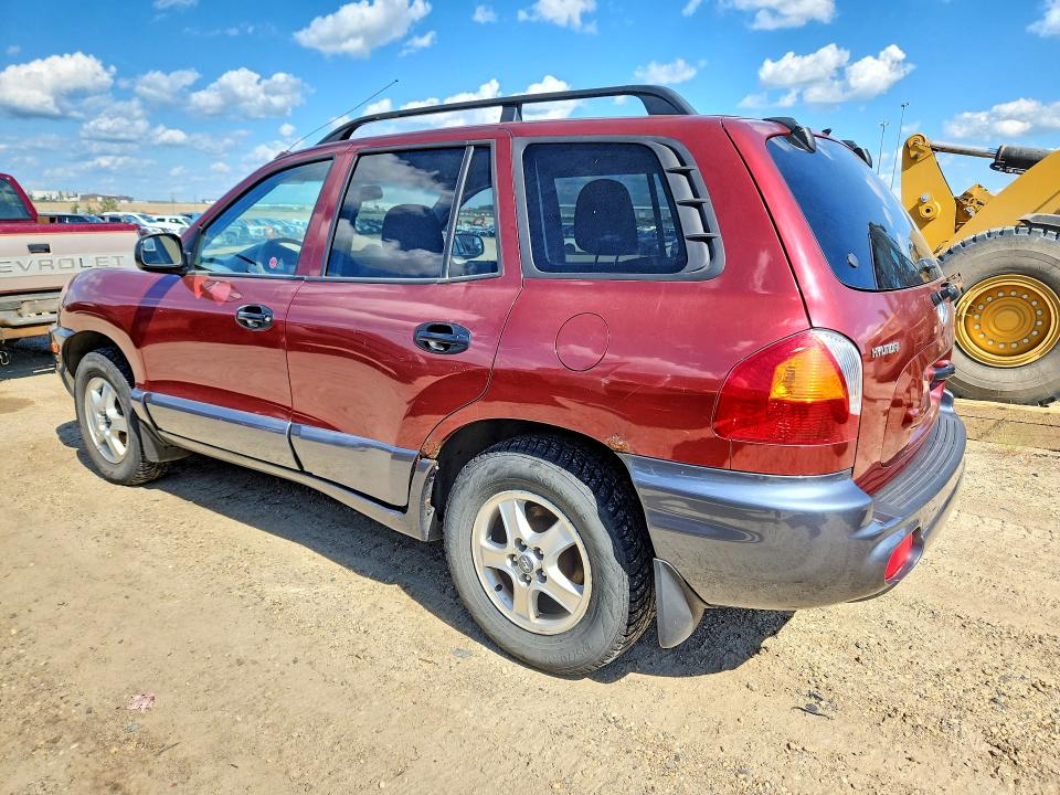2003 Hyundai Santa fe VIN KM8SB73D83U511586 COPART salvage auction — FRONT END, AB - BOS - SALVAGE, sold $375 on 2026-07-09 (photo 2)