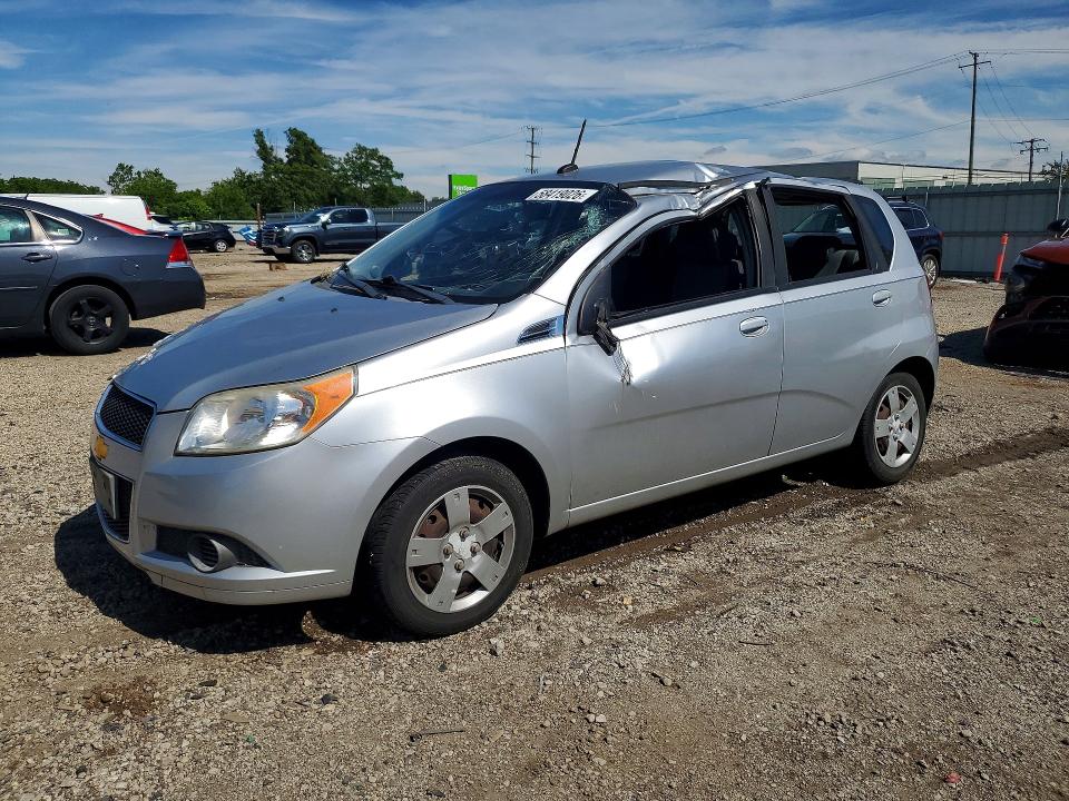 2011 Chevrolet Aveo VIN KL1TD6DE9BB203364 COPART salvage auction — ROOF, Il - Salvage Certificate, sold $650 on 2026-07-29 (photo 1)