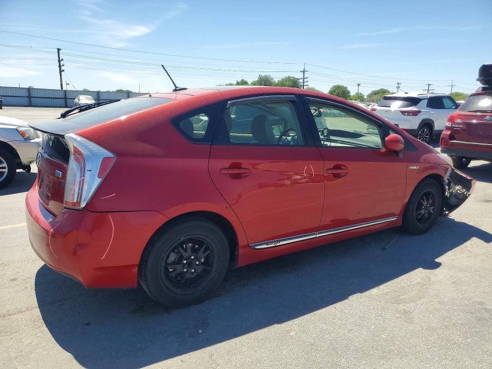 2012 Toyota Prius VIN JTDKN3DU9C5393562 COPART salvage auction — FRONT END, Id - Salvage Certificate Of Title, sold $750 on 2026-07-23 (photo 3)