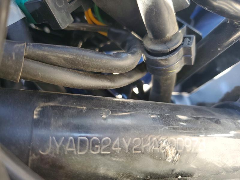 2017 Yamaha VIN JYADG24Y2HA000978 COPART salvage auction — MINOR DENT/SCRATCHES, Ca - Certificate Of Title, sold $1,450 on 2026-07-09 (photo 9)