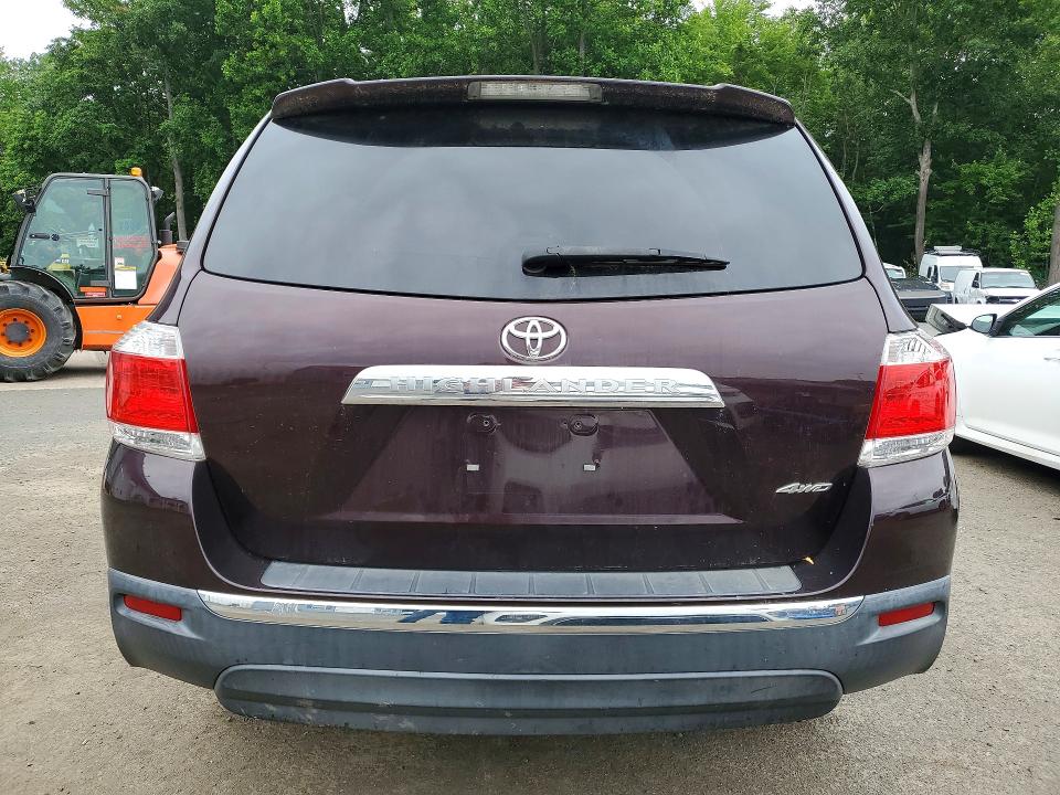 2011 Toyota Highlander VIN 5TDBK3EH5BS069396 COPART salvage auction — FRONT END, Ct - Cert Of Title-Salvage, sold $2,100 on 2026-07-02 (photo 6)