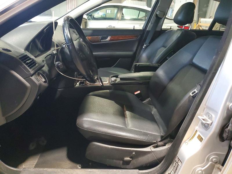 2011 Mercedes-benz C class VIN WDDGF8BB4BR136355 COPART salvage auction — FRONT END, PA - CERTIFICATE OF SALVAGE, sold $600 on 2026-07-15 (photo 7)