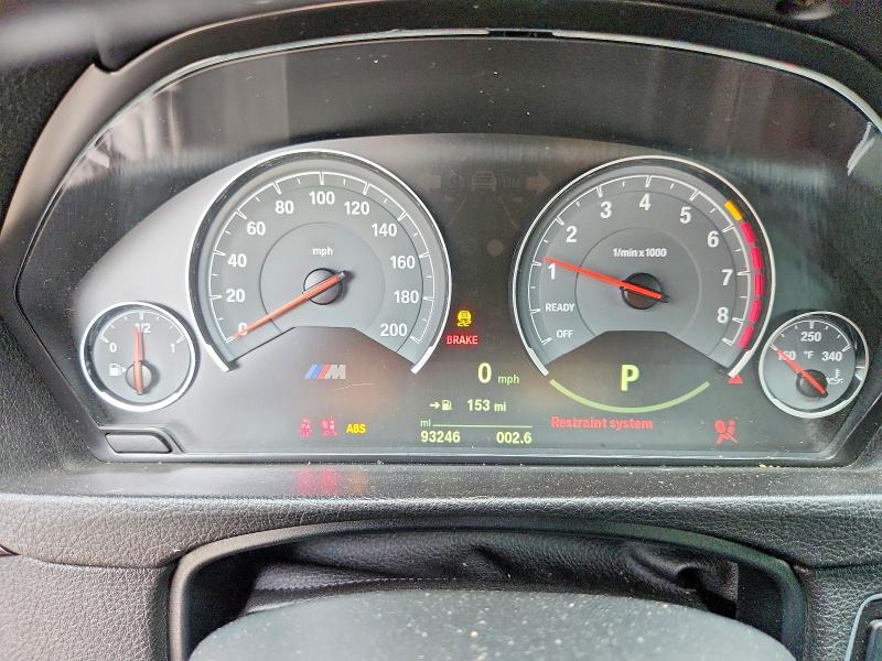 2015 BMW M4 VIN WBS3R9C56FK331217 COPART salvage auction — FRONT END, Ca - Salvage Certificate, sold $8,600 on 2026-07-31 (photo 9)