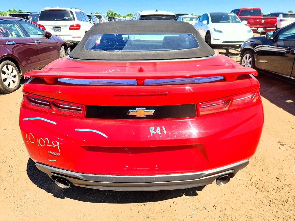 2017 Chevrolet Camaro VIN 1G1FB3DS1H0164976 COPART salvage auction — SIDE, Il - Salvage Certificate, sold $7,300 on 2026-07-28 (photo 6)