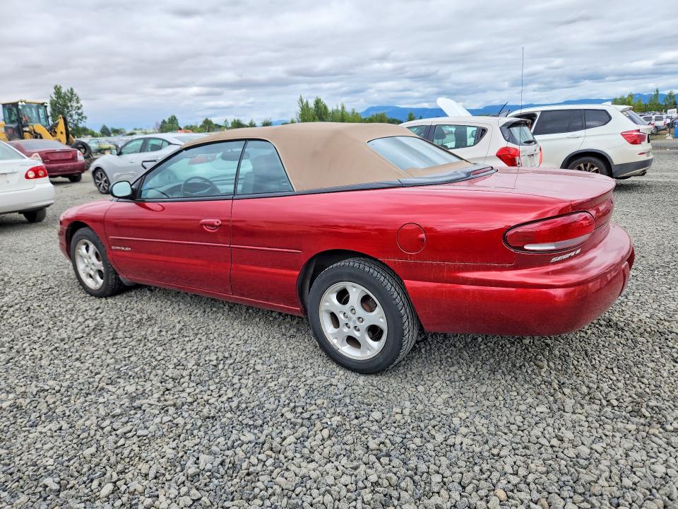 1999 Chrysler Sebring VIN 3C3EL55H8XT505410 COPART salvage auction — NORMAL WEAR, Or - Certificate Of Title, sold $1,400 on 2026-07-07 (photo 2)