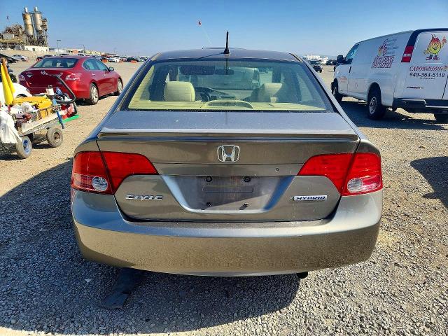 2006 Honda Civic hybrid VIN JHMFA36266S004020 COPART salvage auction — MINOR DENT/SCRATCHES, Ca - Dis/Dlr/Exp Only Clean Title, sold $425 on 2026-07-28 (photo 6)