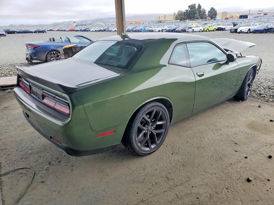 2021 Dodge VIN 2C3CDZBT5MH607160 COPART salvage auction — FRONT END, Ca - Salvage Certificate, sold $9,600 on 2026-07-09 (photo 3)