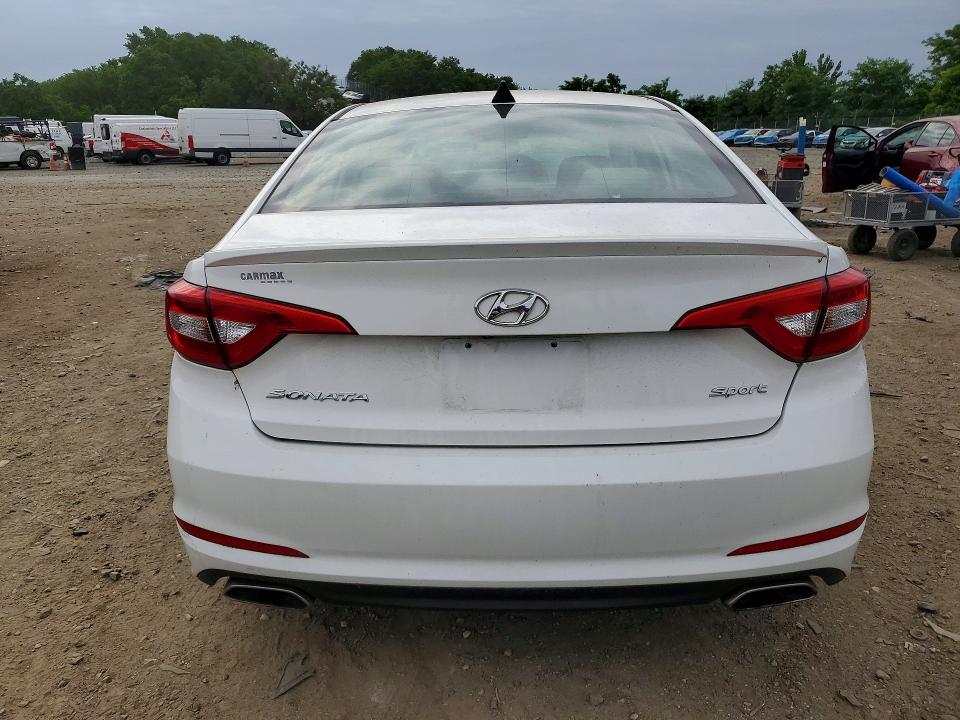 2015 Hyundai Sonata VIN 5NPE34AF9FH070275 COPART salvage auction — VANDALISM, Nc - Salvage Cert-Rebuilt, sold $1,500 on 2026-07-09 (photo 6)