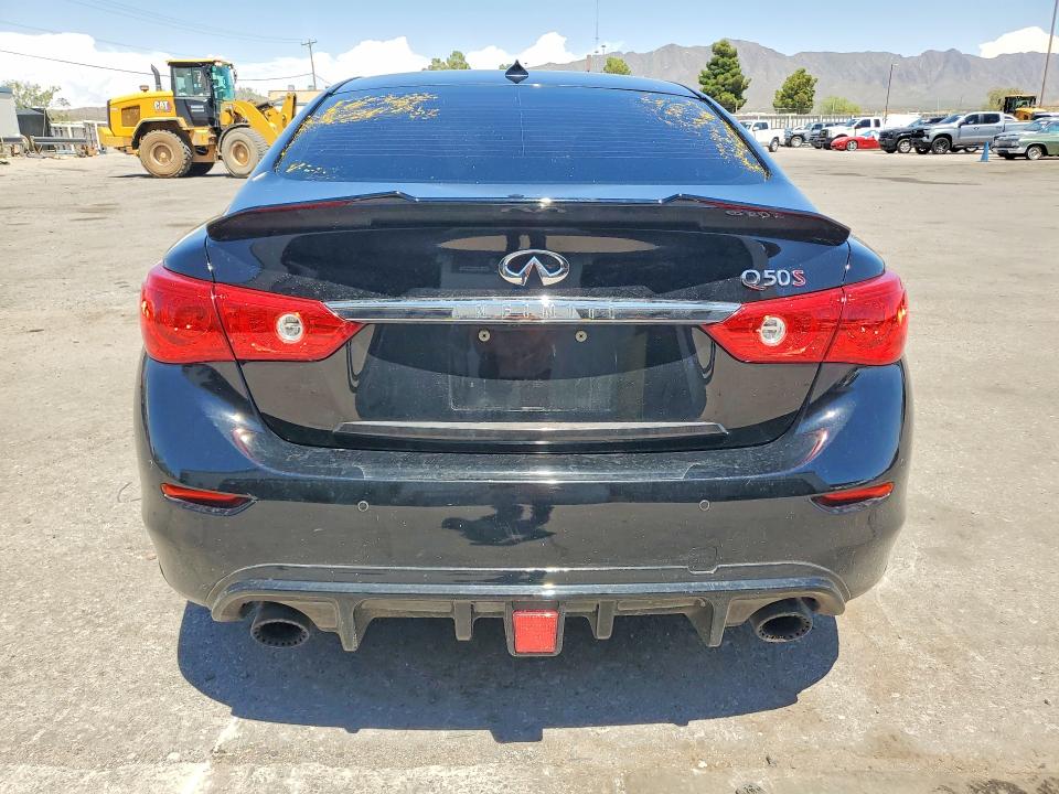 2017 Infiniti Q50 VIN JN1FV7AP3HM850843 COPART salvage auction — FRONT END, Tx - Salvage Vehicle Title, sold $150 on 2026-09-04 (photo 6)