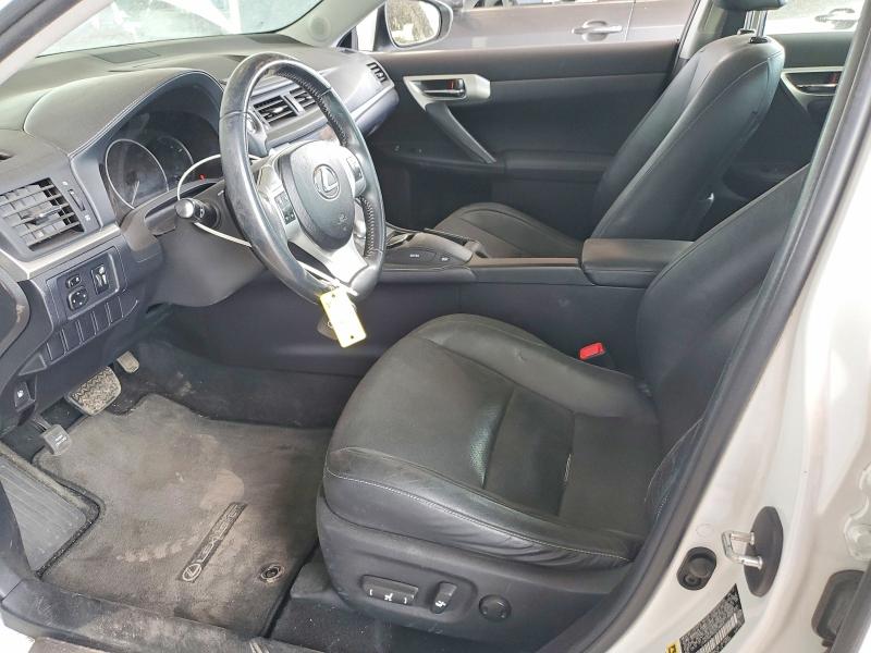2012 Lexus Ct VIN JTHKD5BH4C2114653 COPART salvage auction — FRONT END, Az - Cert Of Title - Salvage, sold $3,500 on 2026-07-02 (photo 7)