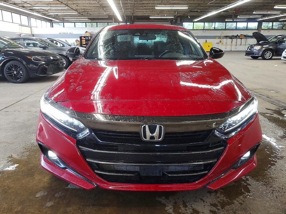 2021 Honda Accord VIN 1HGCV1F34MA098909 COPART salvage auction — MECHANICAL, IL - SALVAGE CERTIFICATE, sold $4,750 on 2026-07-27 (photo 5)