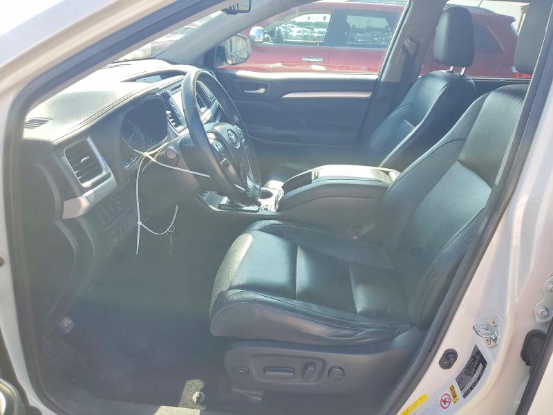2014 Toyota Highlander VIN 5TDKKRFH6ES030368 COPART salvage auction — FRONT END, Tx - Salvage Vehicle Title, sold $7,400 on 2026-07-07 (photo 7)