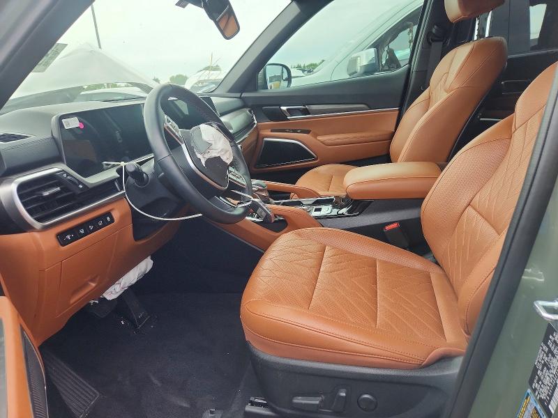 2025 Kia Telluride VIN 5XYP3DGC2SG653066 COPART salvage auction — FRONT END, Tx - Certificate Of Title, sold $12,900 on 2026-07-02 (photo 7)