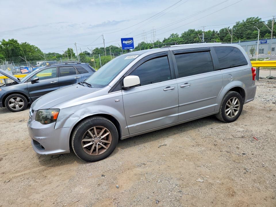 2014 Dodge Caravan VIN 2C4RDGCG7ER258087 COPART salvage auction — FRONT END, Md - Certificate Of Title (P), sold $475 on 2026-07-09 (photo 1)