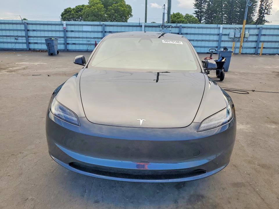 2024 Tesla Model 3 VIN 5YJ3E1EA7RF849613 COPART salvage auction — DAMAGE HISTORY, Fl - Cert Of Title Slvg Rebuildable (P), sold $12,600 on 2026-07-20 (photo 5)