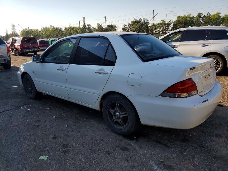 2005 Mitsubishi Lancer VIN JA3AJ26E35U053872 COPART salvage auction — HAIL, Co - Dis/Dlr/Exp Only Clean Title, sold $250 on 2026-07-09 (photo 2)