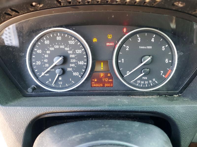 2008 BMW X5 VIN 5UXFE83518L166585 COPART salvage auction — FRONT END, Md - Cert Of Salvage > 75% Damage, sold $125 on 2026-07-21 (photo 9)