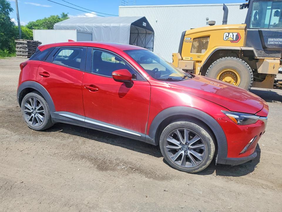 2018 Mazda Cx-3 VIN JM1DKFD76J0330412 COPART salvage auction — FRONT END, Qc - Gravement Accidente, sold $600 on 2026-07-21 (photo 4)