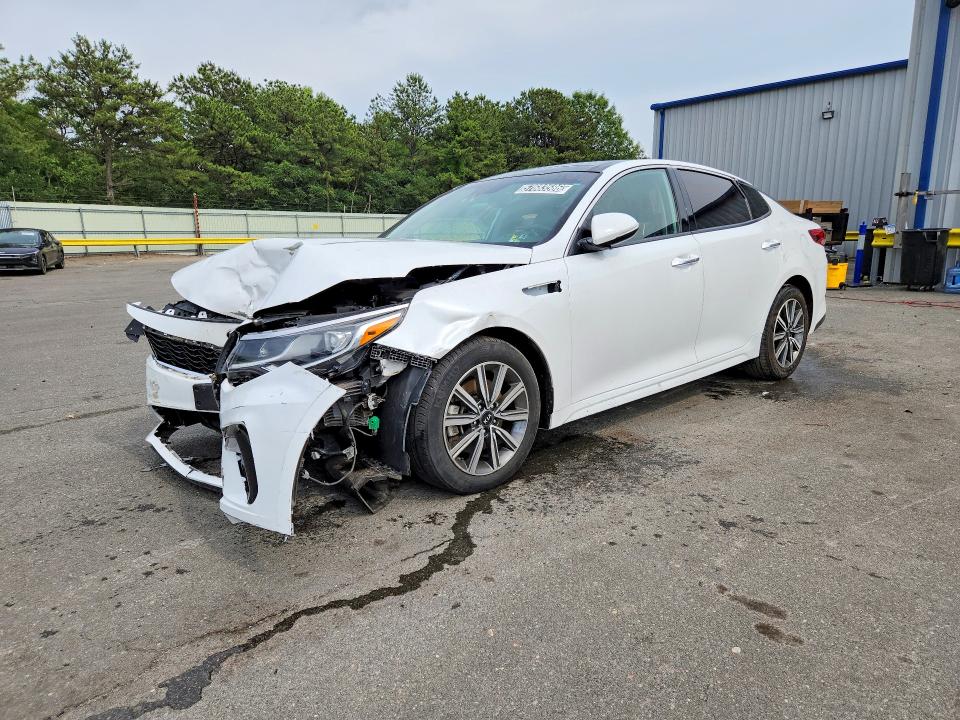2019 Kia Optima VIN 5XXGU4L14KG343877 COPART salvage auction — FRONT END, Wv - Certificate Of Title, sold $1,200 on 2026-07-14 (photo 1)