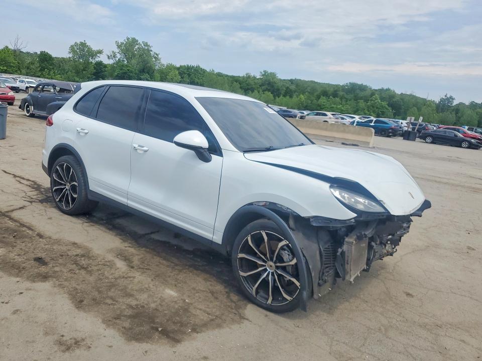 2016 Porsche Cayenne VIN WP1AB2A21GLA96576 COPART salvage auction — FRONT END, NJ - CERTIFICATE OF TITLE, sold $4,250 on 2026-07-28 (photo 4)