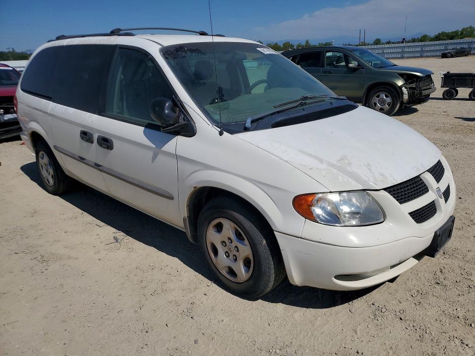 2002 Dodge Grand caravan VIN 1B8GP24392B626756 COPART salvage auction — MINOR DENT/SCRATCHES, Ca - Dis/Dlr/Exp Only Lien Papers, sold $50 on 2026-07-08 (photo 4)