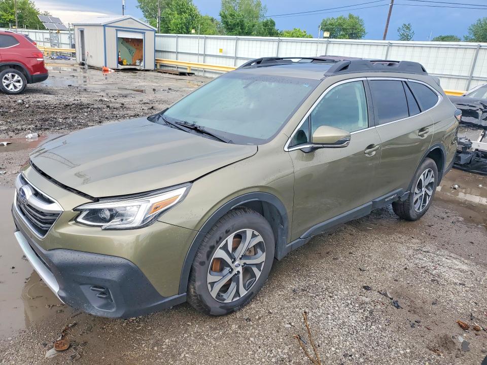 2021 Subaru Outback VIN 4S4BTANC3M3131691 COPART salvage auction — FRONT END, In - Cert Of Title-Salvage Title, sold $7,300 on 2026-07-27 (photo 1)