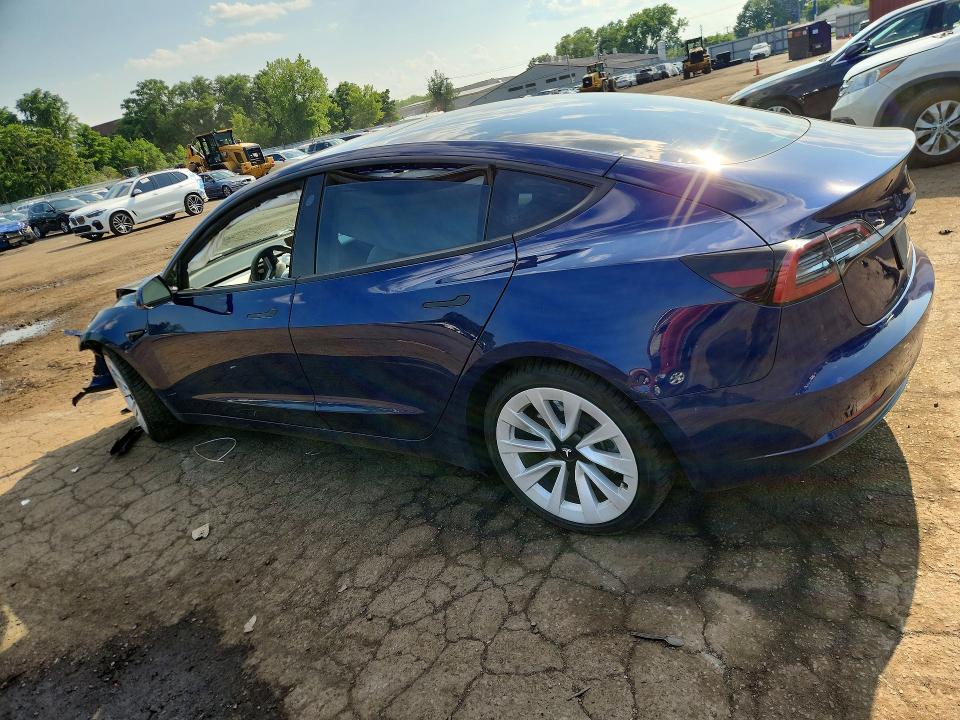 2023 Tesla Model 3 VIN 5YJ3E1EB9PF632781 COPART salvage auction — FRONT END, CT - CERT OF TITLE-SALVAGE, sold $4,200 on 2026-07-14 (photo 2)