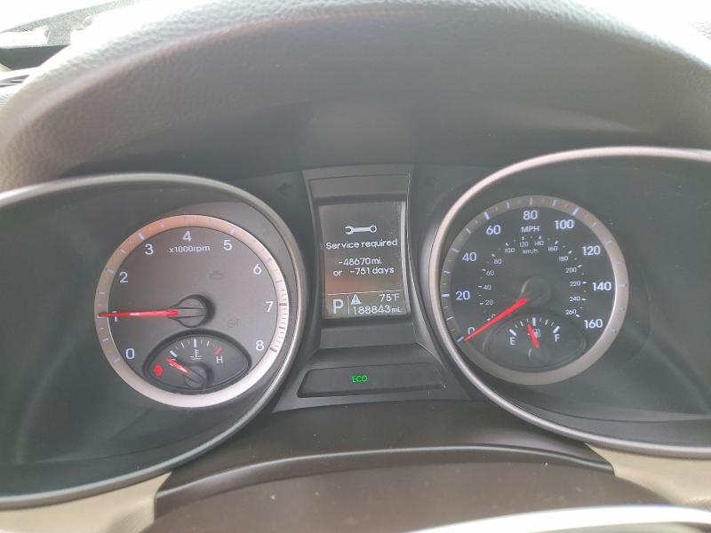 2014 Hyundai Santa fe VIN 5XYZU3LB5EG134921 COPART salvage auction — SIDE, Ny - Certificate Of Title (P), sold $2,050 on 2026-07-13 (photo 9)