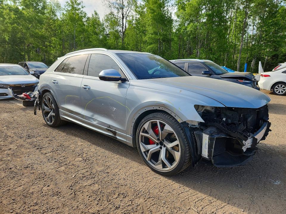 2023 Audi Rs q8 VIN WU1ARBF12PD037563 COPART salvage auction — SIDE, On - Permit Salvage, sold $58,500 on 2026-08-18 (photo 4)