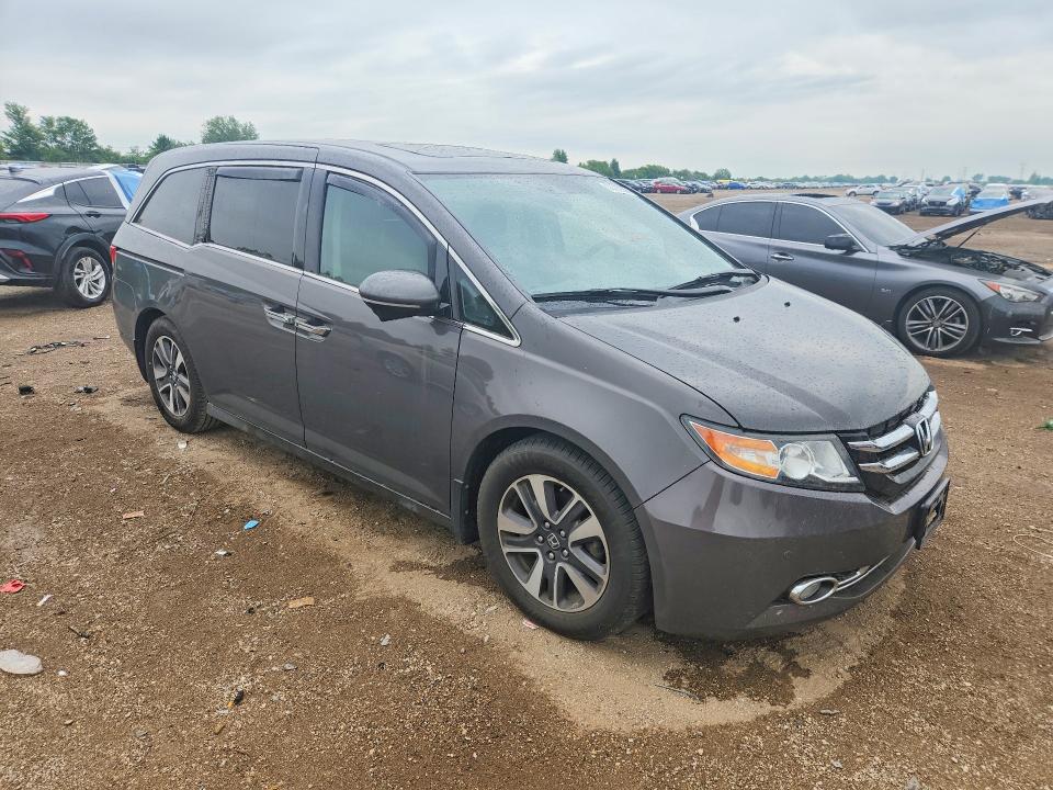 2014 Honda Odyssey VIN 5FNRL5H97EB035142 COPART salvage auction — UNDERCARRIAGE, Il - Salvage Certificate, sold $725 on 2026-07-02 (photo 4)
