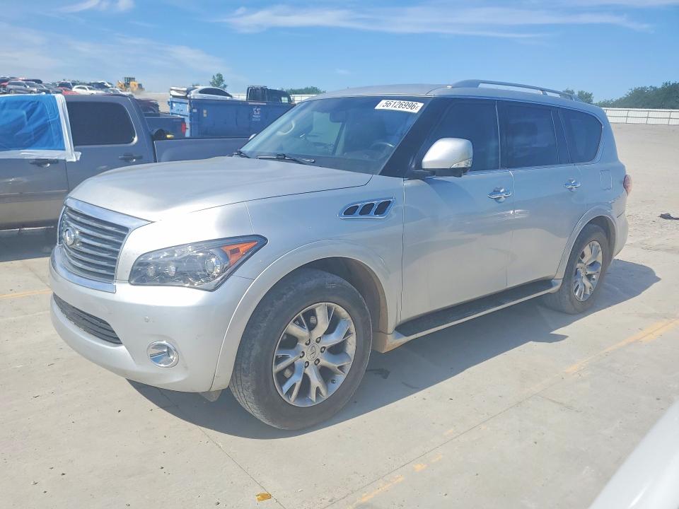 2011 Infiniti Qx56 VIN JN8AZ2NE3B9003830 COPART salvage auction — FRONT END, Ky - Cert Of Title-Salvage, sold $825 on 2026-07-09 (photo 1)