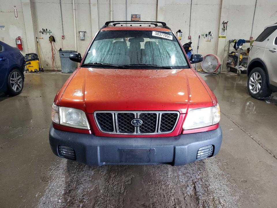 2002 Subaru Forester VIN JF1SF63592G754371 COPART salvage auction — REAR END, Tn - Salvage Certificate, sold $425 on 2026-07-28 (photo 5)