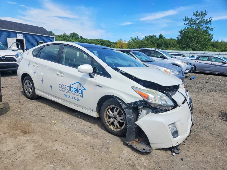 2010 Toyota Prius VIN JTDKN3DU3A0016137 COPART salvage auction — FRONT END, MA - CERT OF TITLE-RECONSTRCTD COLL, sold $1,300 on 2026-07-15 (photo 4)