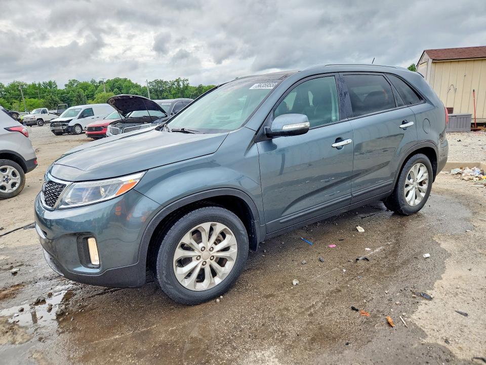2014 Kia Sorento VIN 5XYKU4A78EG474750 COPART salvage auction — REAR END, Ky - Bill Of Sale/Part Only/No Titl, sold $2,100 on 2026-07-09 (photo 1)