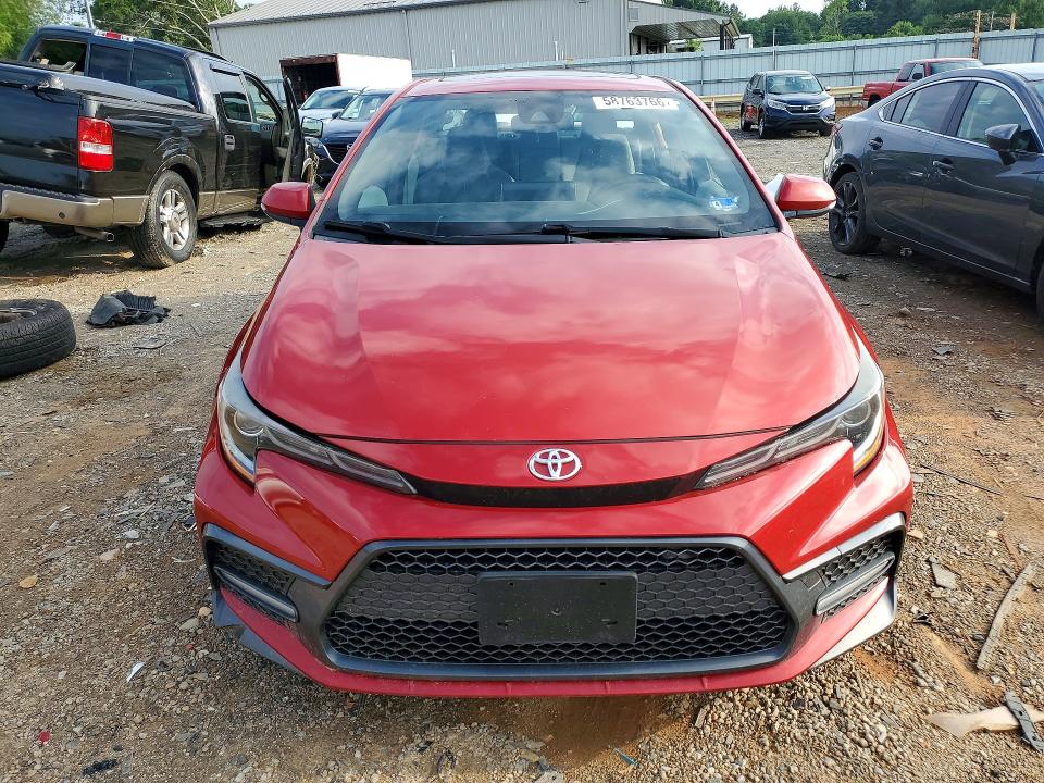 2020 Toyota Corolla VIN JTDP4RCE5LJ008253 COPART salvage auction — REAR END, Va - Cert Of Title - Salvage, sold $5,600 on 2026-07-10 (photo 5)
