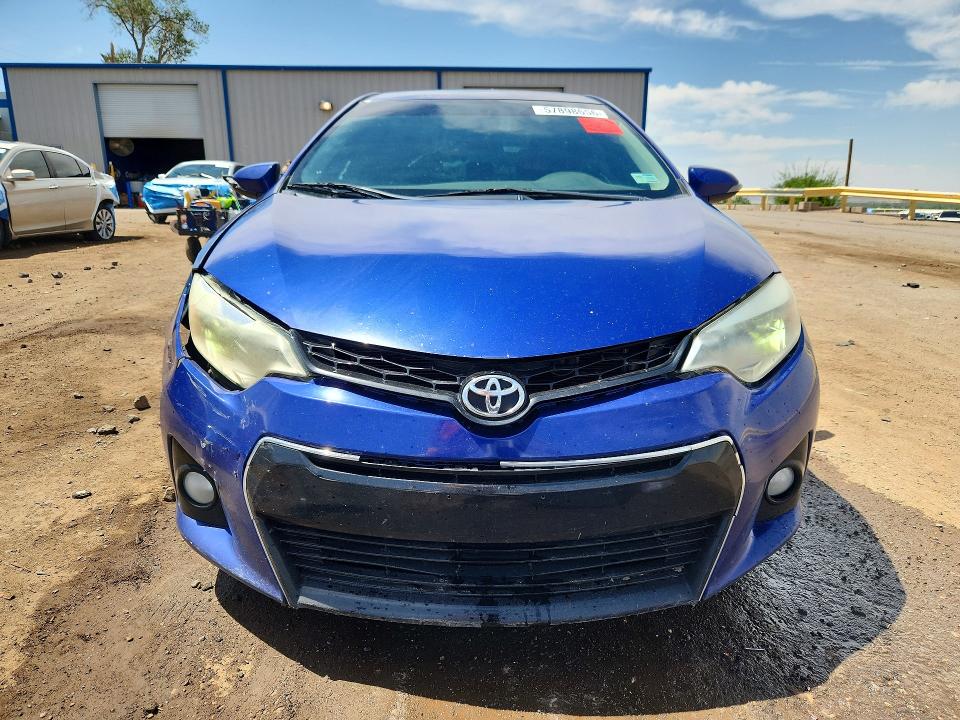 2014 Toyota Corolla VIN 5YFBURHEXEP156724 COPART salvage auction — FRONT END, NM - CERT OF TITLE-SALVAGE, sold $2,550 on 2026-07-27 (photo 5)