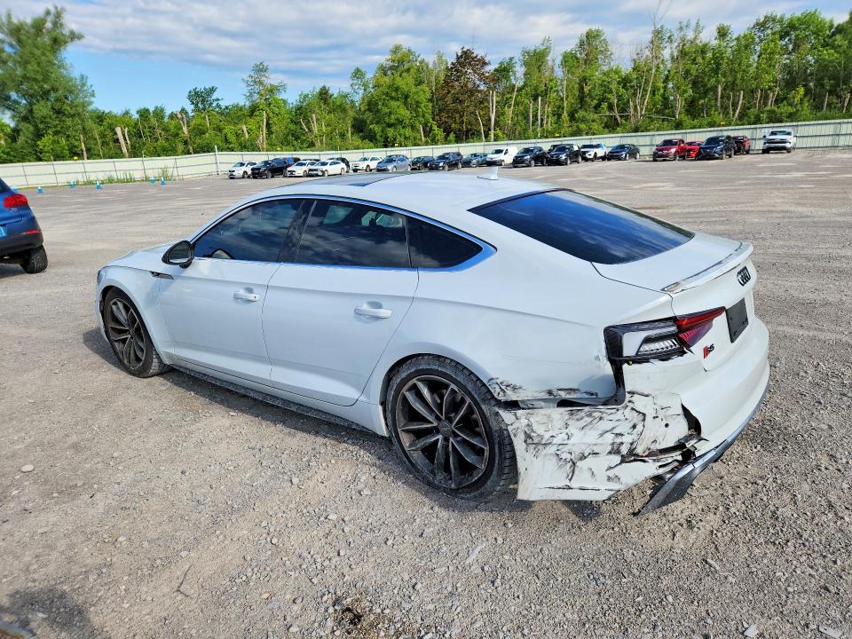 2018 Audi VIN WAUB4CF59JA135391 COPART salvage auction — REAR END, Ny - Mv-907A Salvage Certificate, sold $8,000 on 2026-07-13 (photo 2)