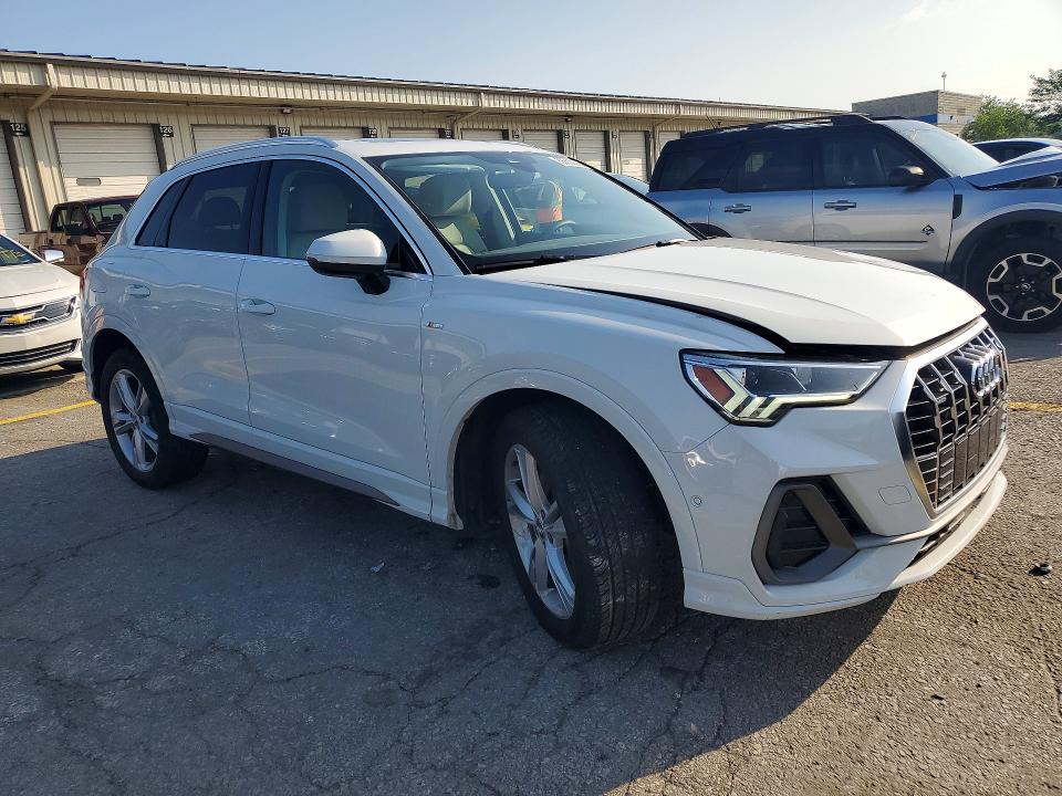 2020 Audi Q3 VIN WA1FECF37L1106419 COPART salvage auction — FRONT END, Ky - Cert Of Title-Salvage, sold $8,600 on 2026-07-27 (photo 4)