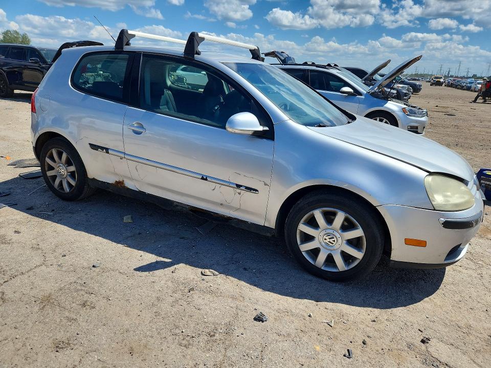 2007 Volkswagen Golf VIN WVWAR71KX7W053816 COPART salvage auction — REAR END, Il - Salvage Certificate, sold $375 on 2026-07-16 (photo 4)