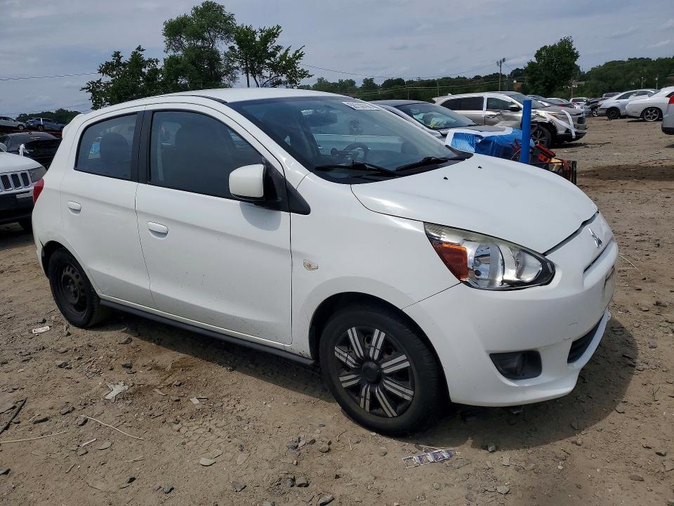 2015 Mitsubishi Mirage VIN ML32A3HJ8FH004587 COPART salvage auction — FRONT END, Md - Certificate Of Title, sold $425 on 2026-07-30 (photo 4)