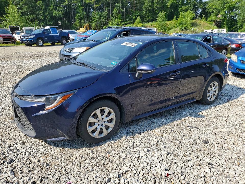 2020 Toyota Corolla VIN JTDEPRAE9LJ026126 COPART salvage auction — FRONT END, MA - CERT OF TITLE-SALVAGE, sold $4,100 on 2026-07-30 (photo 1)
