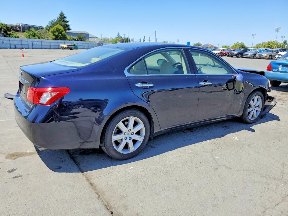 2007 Lexus Es 350 VIN JTHBJ46G472098593 COPART salvage auction — FRONT END, CA - SALVAGE CERTIFICATE, sold $900 on 2026-07-31 (photo 3)