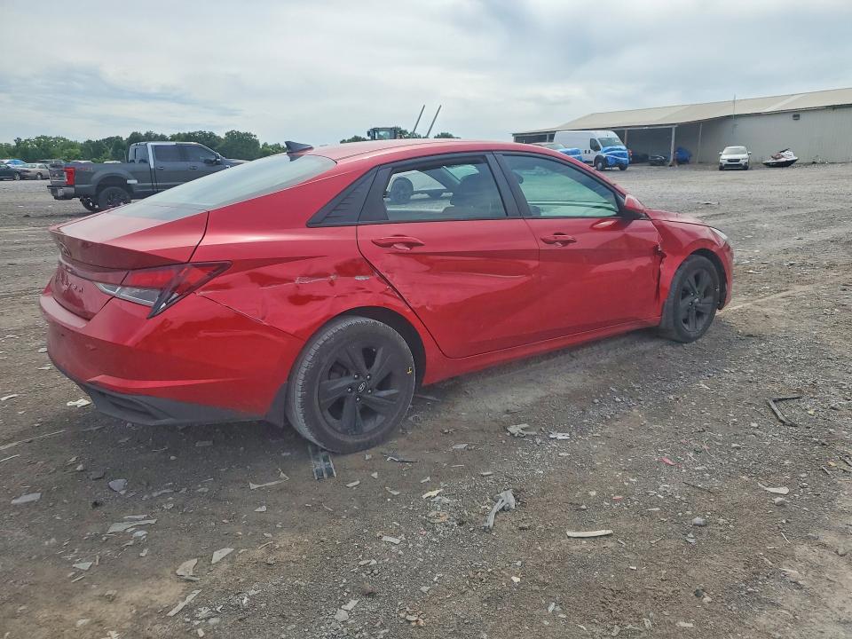 2021 Hyundai Elantra VIN 5NPLS4AG7MH052017 COPART salvage auction — FRONT END, Salvage Title, sold $425 on 2026-07-23 (photo 3)