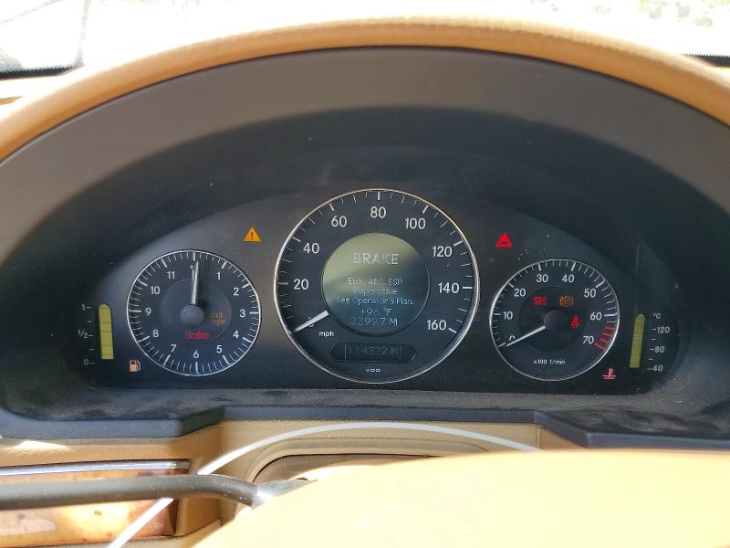 2007 Mercedes-benz E-klasse VIN WDBUF90X97X212929 COPART salvage auction — REAR END, Tx - Certificate Of Title, sold $525 on 2026-07-24 (photo 9)
