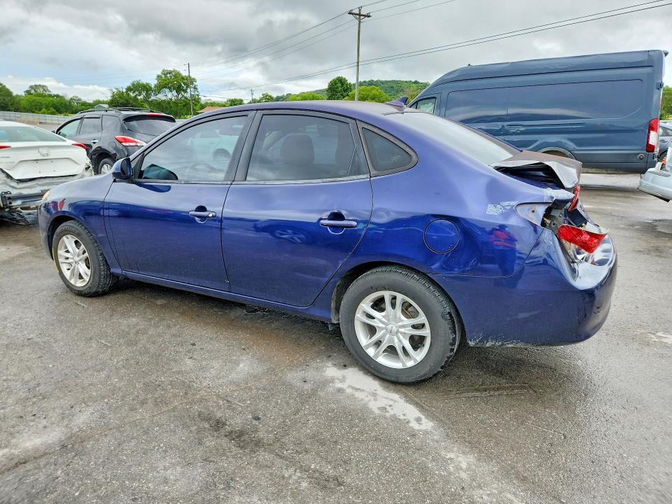 2010 Hyundai Elantra VIN KMHDU4AD7AU179366 COPART salvage auction — REAR END, Tn - Salvage Certificate, sold $725 on 2026-07-06 (photo 2)