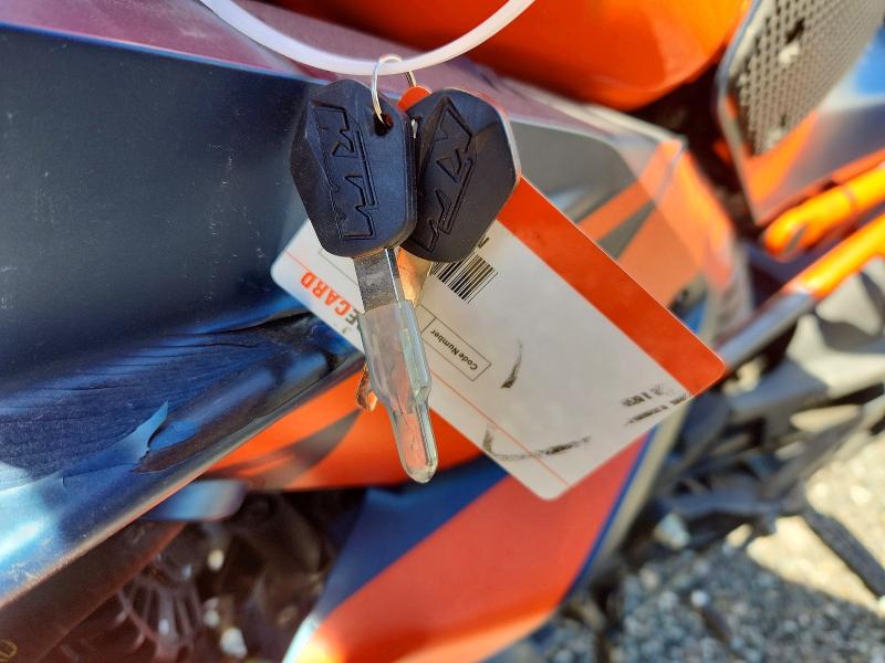 2022 Ktm 390 VIN MD2JYJ407NC219115 COPART salvage auction — VANDALISM, Wa - Bill Of Sale, sold $1,400 on 2026-07-09 (photo 8)