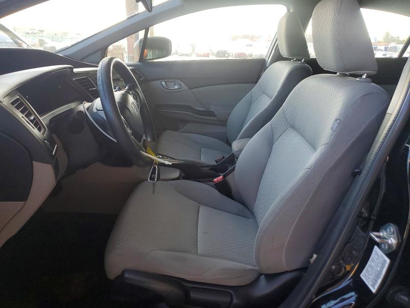 2014 Honda Civic VIN 19XFB2F53EE241827 COPART salvage auction — REAR END, Ca - Salvage Certificate, sold $2,300 on 2026-07-02 (photo 7)