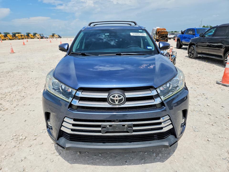 2019 Toyota Highlander VIN 5TDDZRFH1KS979360 COPART salvage auction — SIDE, Tx - Salvage Vehicle Title, sold $4,250 on 2026-07-30 (photo 5)